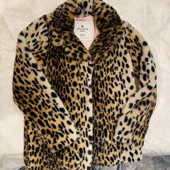 Abercrombie Kids Leopard jacket - Picture 1 of 4
